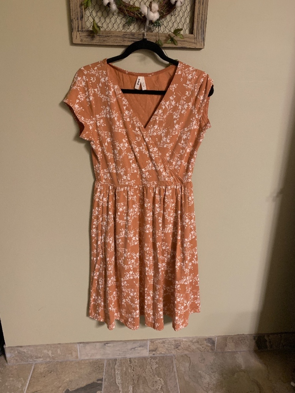 Pact Organic Fit & Flare Crossover Dres